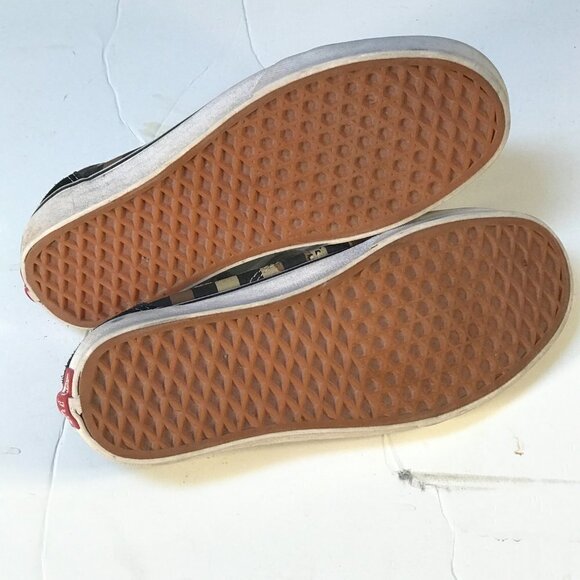 Vans Vintage Skate Skateboard Checkerboard Army Stripe Athletic Low Top Shoes - Picture 8 of 11